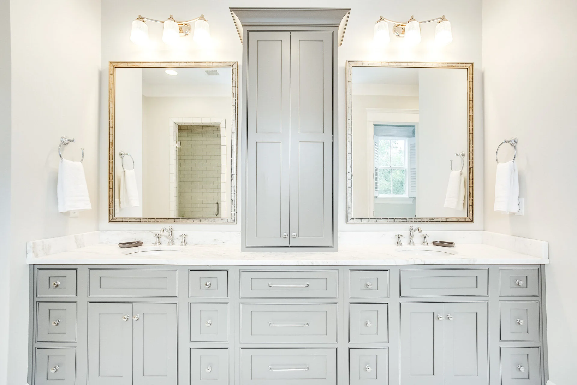 Built in cheap bathroom vanity